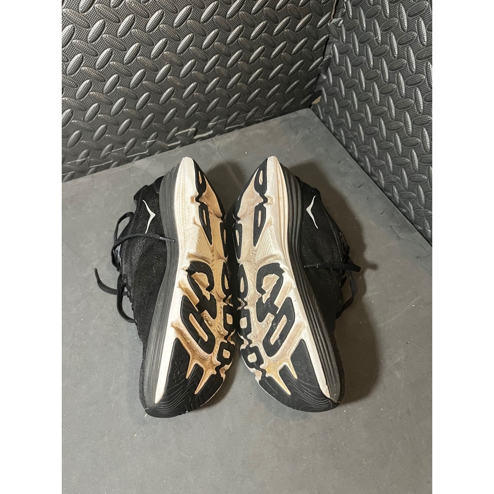 Hoka Gaviota 5 Mens 11.5 Black White Stability Road Running Shoes 1127929 BWHT - Picture 4 of 8